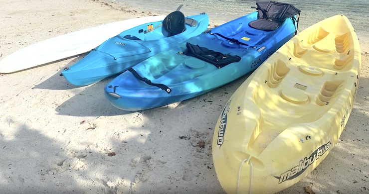 Kayaks and Paddle Board private use for Coastal Vibes Villa Guests!